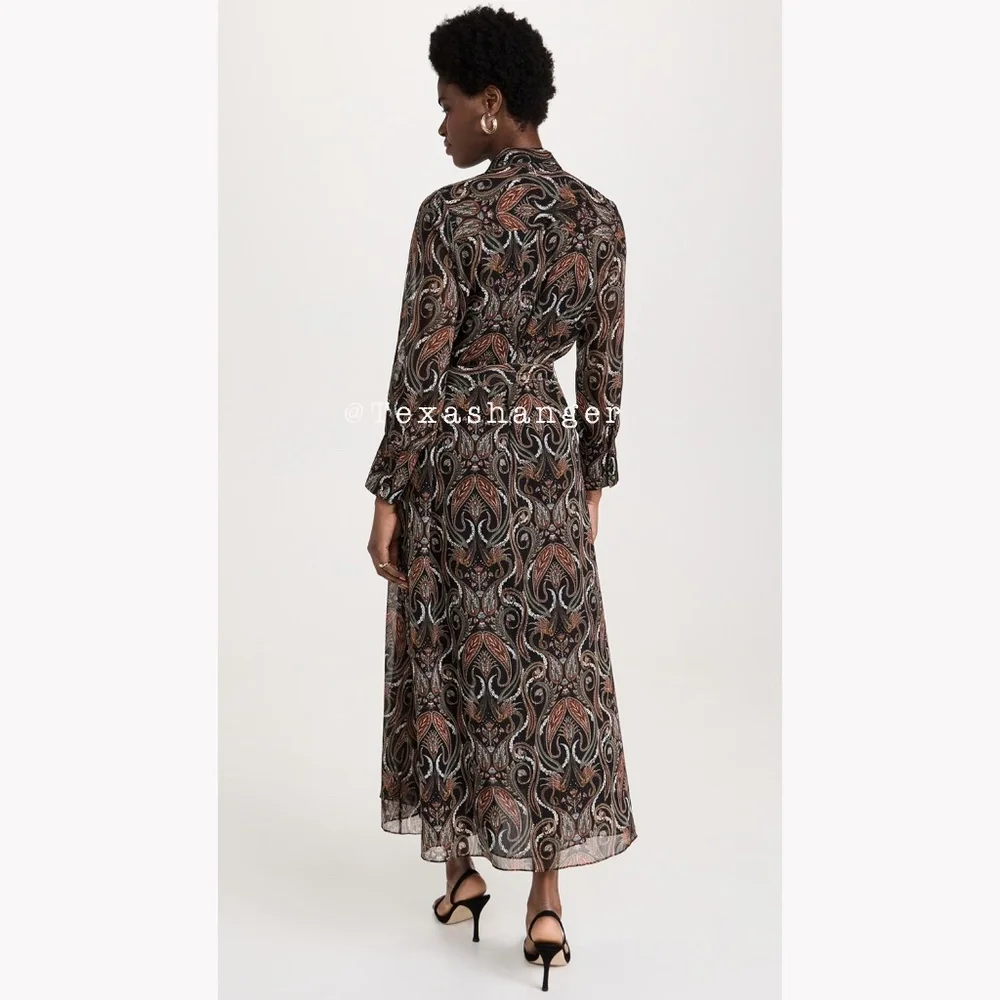 NWT MISA LA Ines Dress S Small Spartina Paisley - Picture 5 of 12